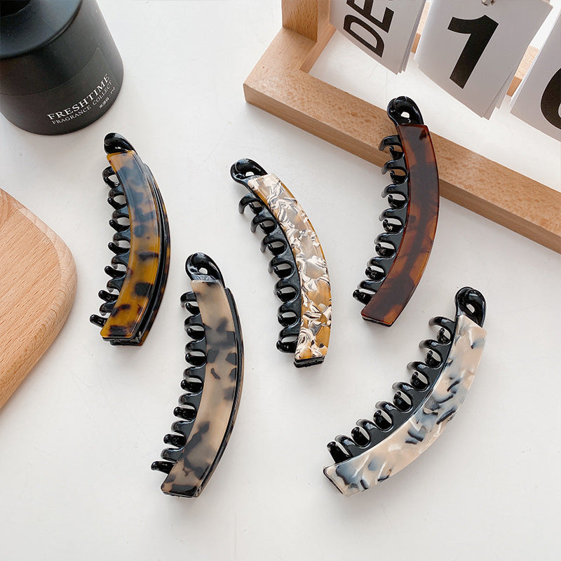 Marble Banana Clip