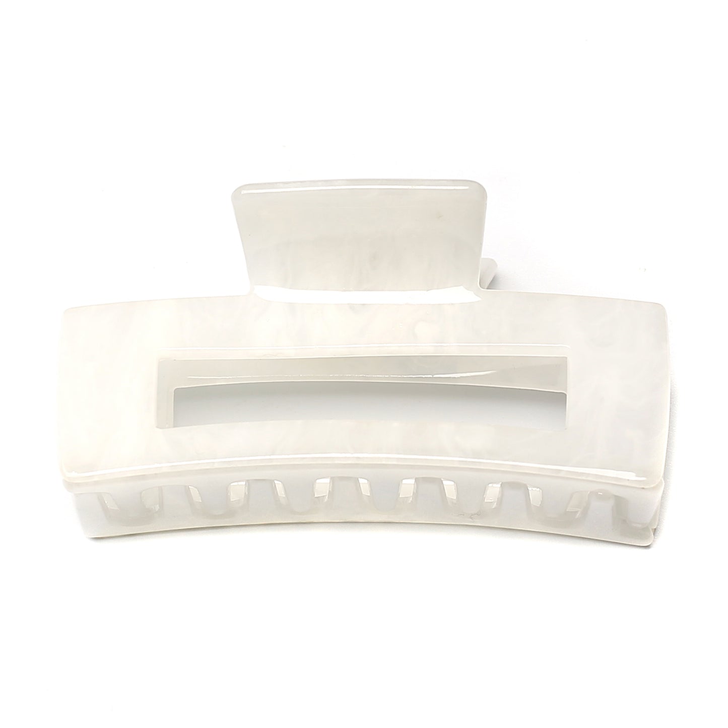 Rectangle Translucent Claw Clip 7.4cm