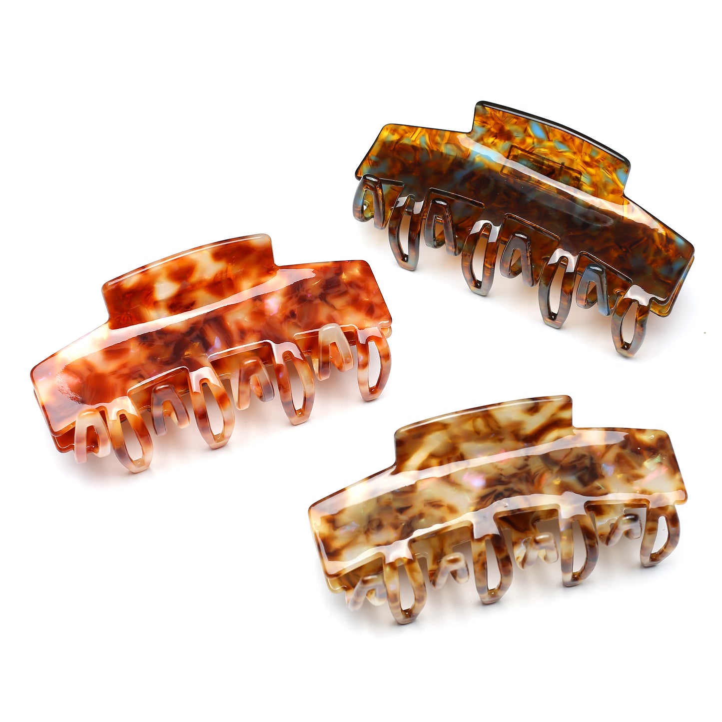 Large Marble Claw Clip 9.8cm