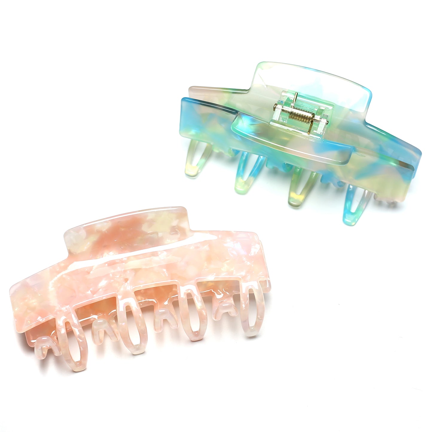 Large Marble Claw Clip 9.8cm