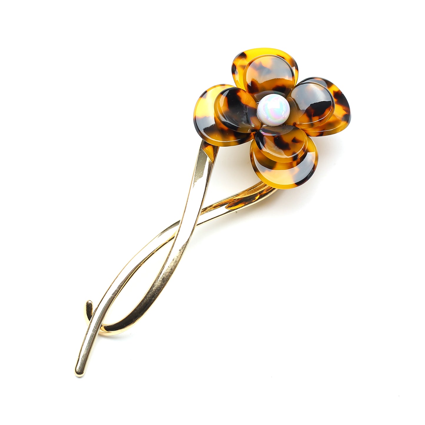 Floral Chignon Hair Pin 12cm