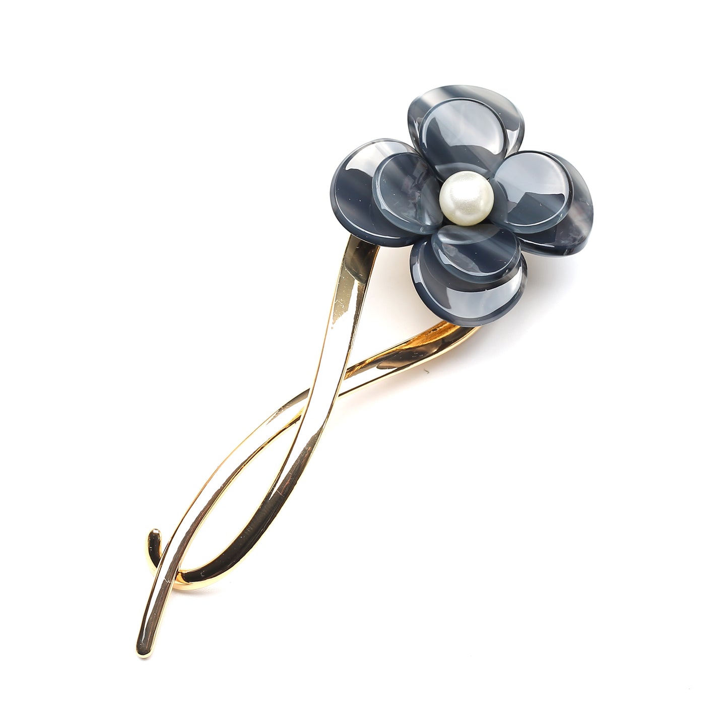 Floral Chignon Hair Pin 12cm