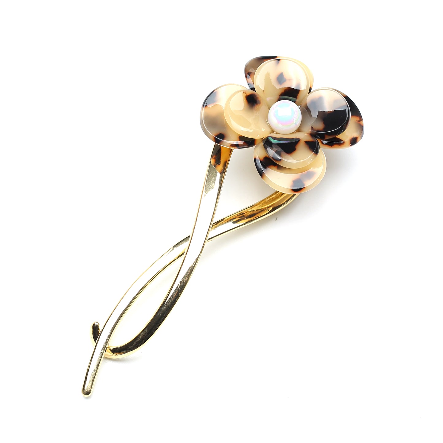 Floral Chignon Hair Pin 12cm