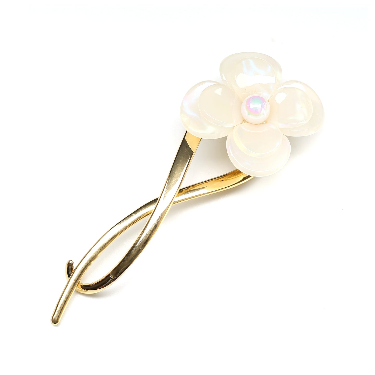 Floral Chignon Hair Pin 12cm