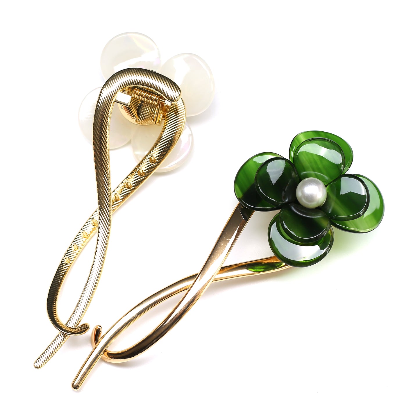 Floral Chignon Hair Pin 12cm