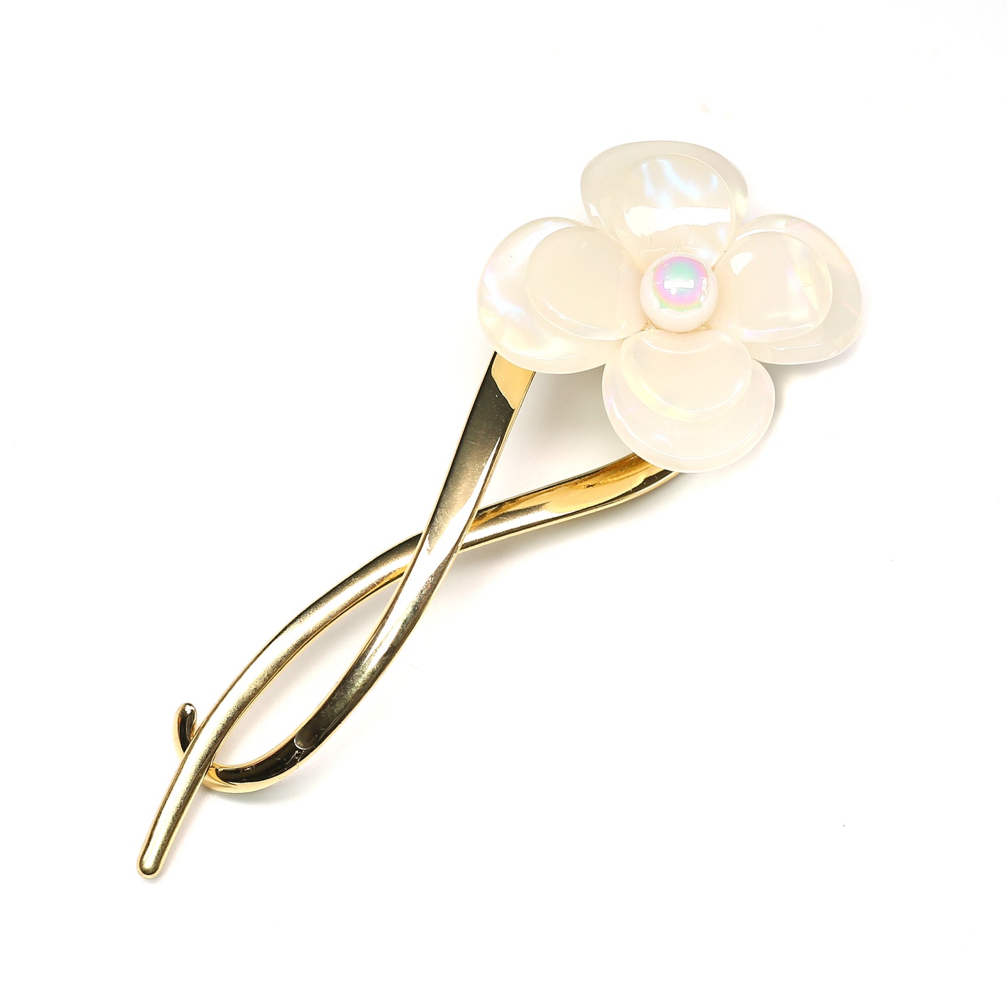 Floral Chignon Hair Pin 12cm