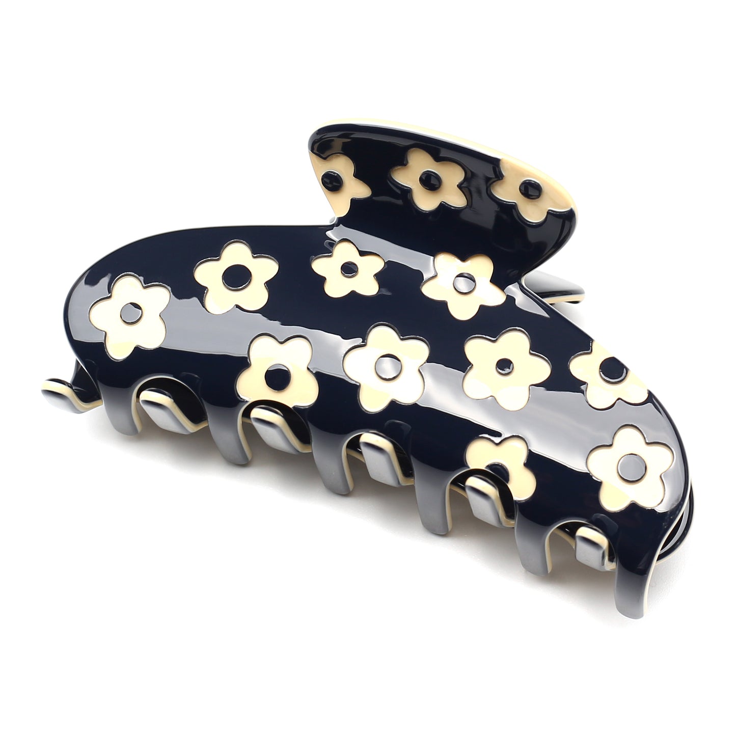 Large Floral Claw Clip 9cm