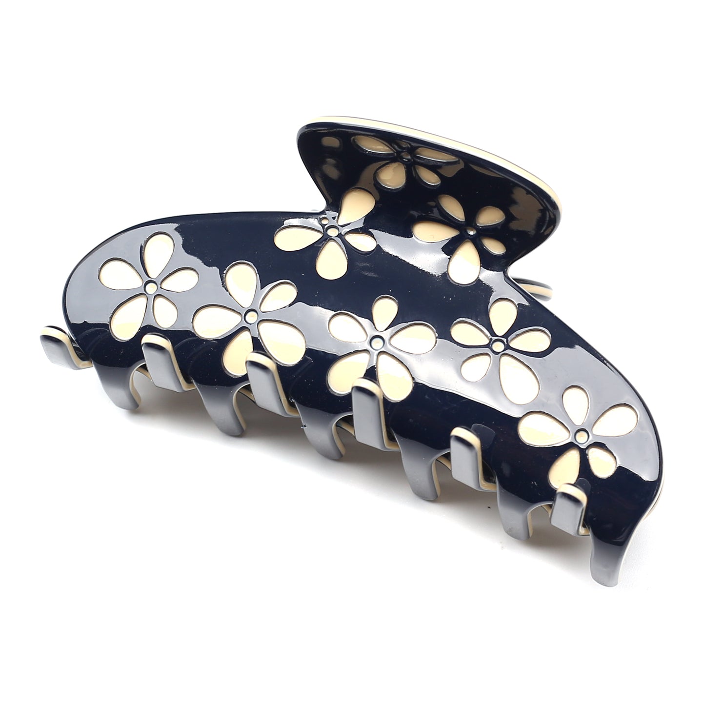 Large Floral Claw Clip 9cm