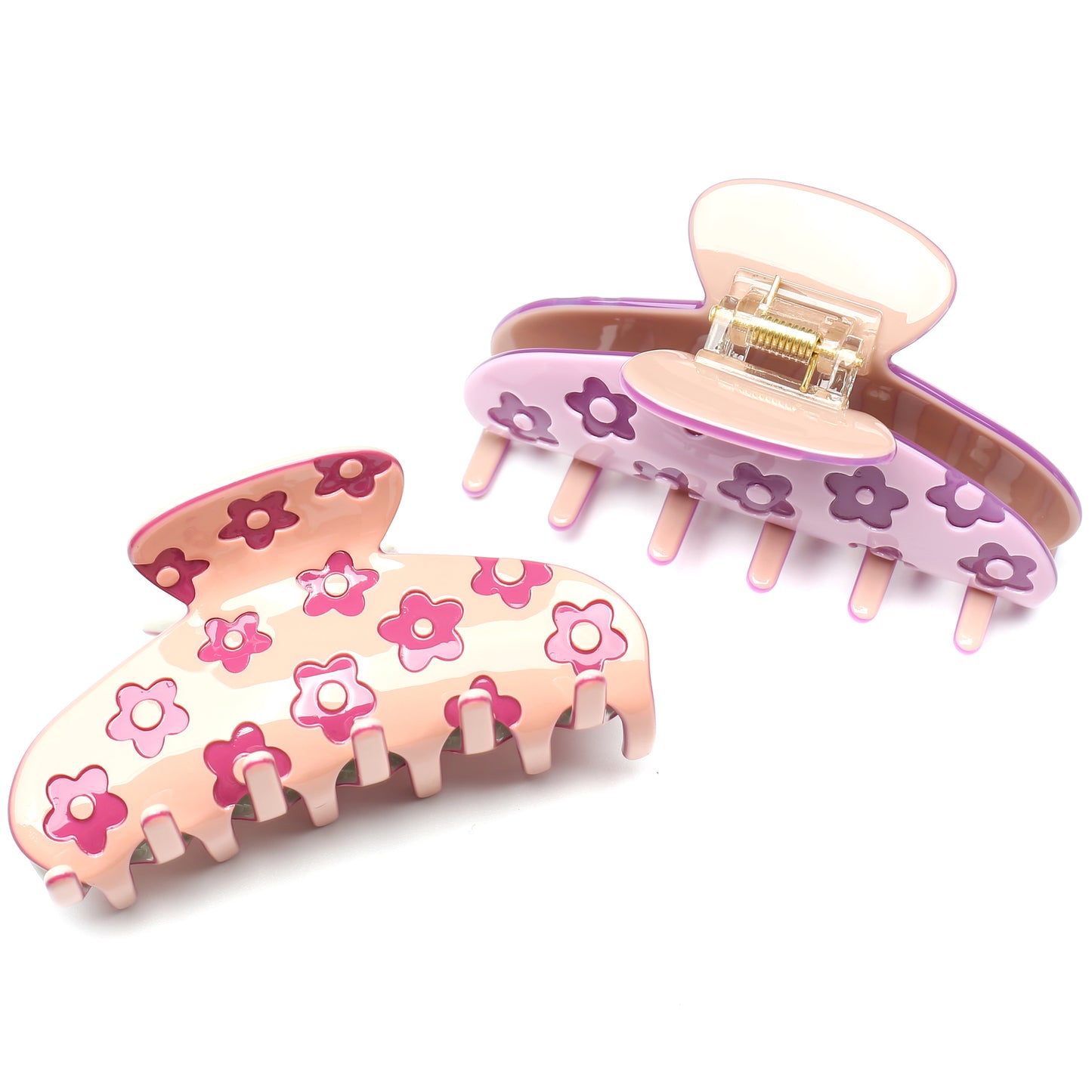 Large Floral Claw Clip 9cm