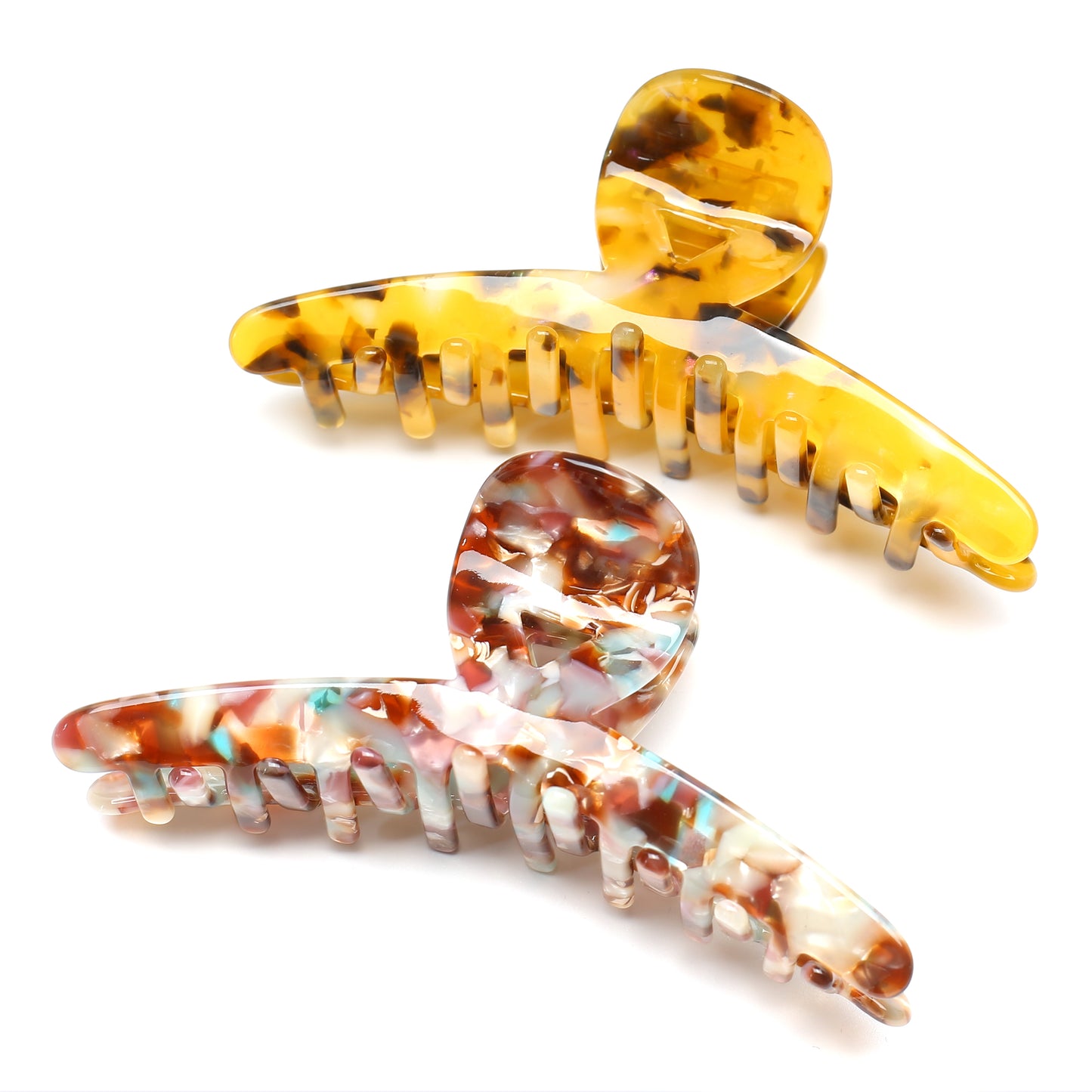 Jumbo Marble Loop Claw Clip 11cm
