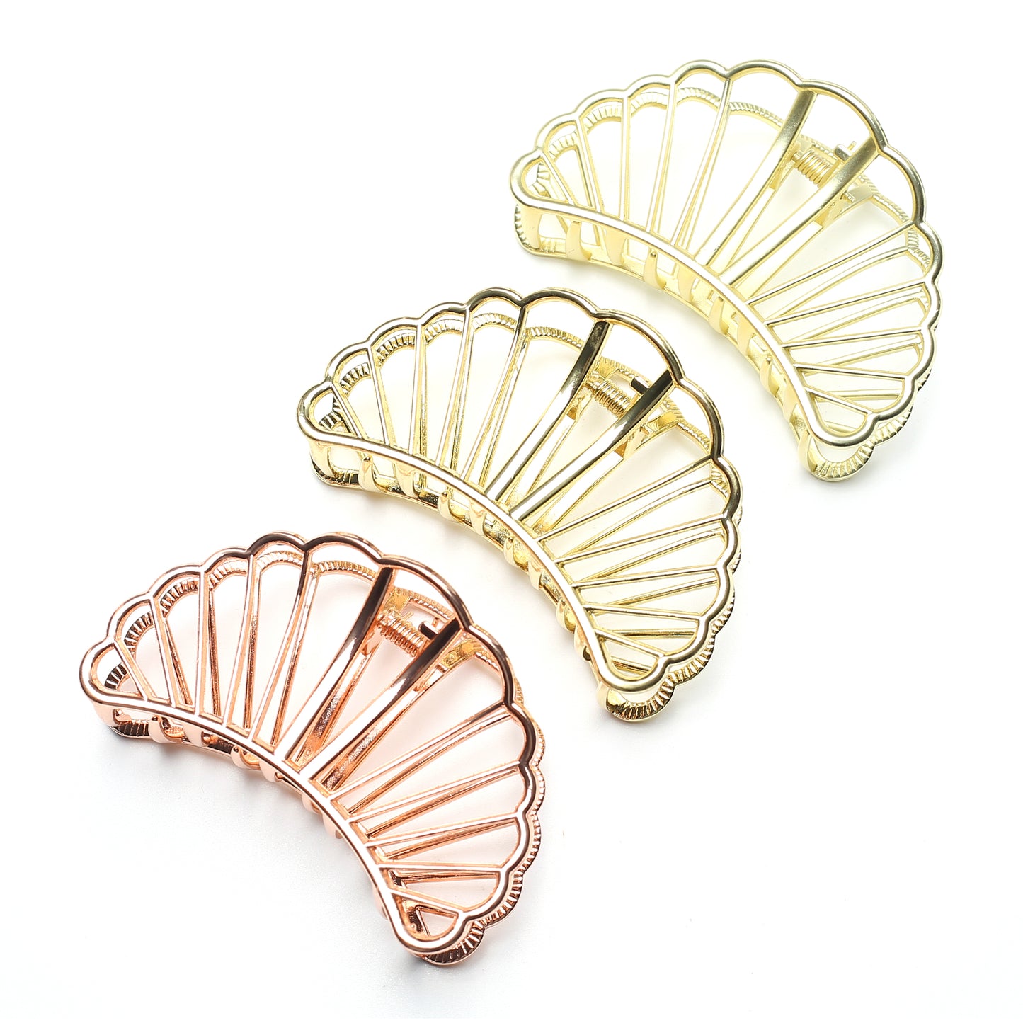 Metal Shell Claw Clip 8cm