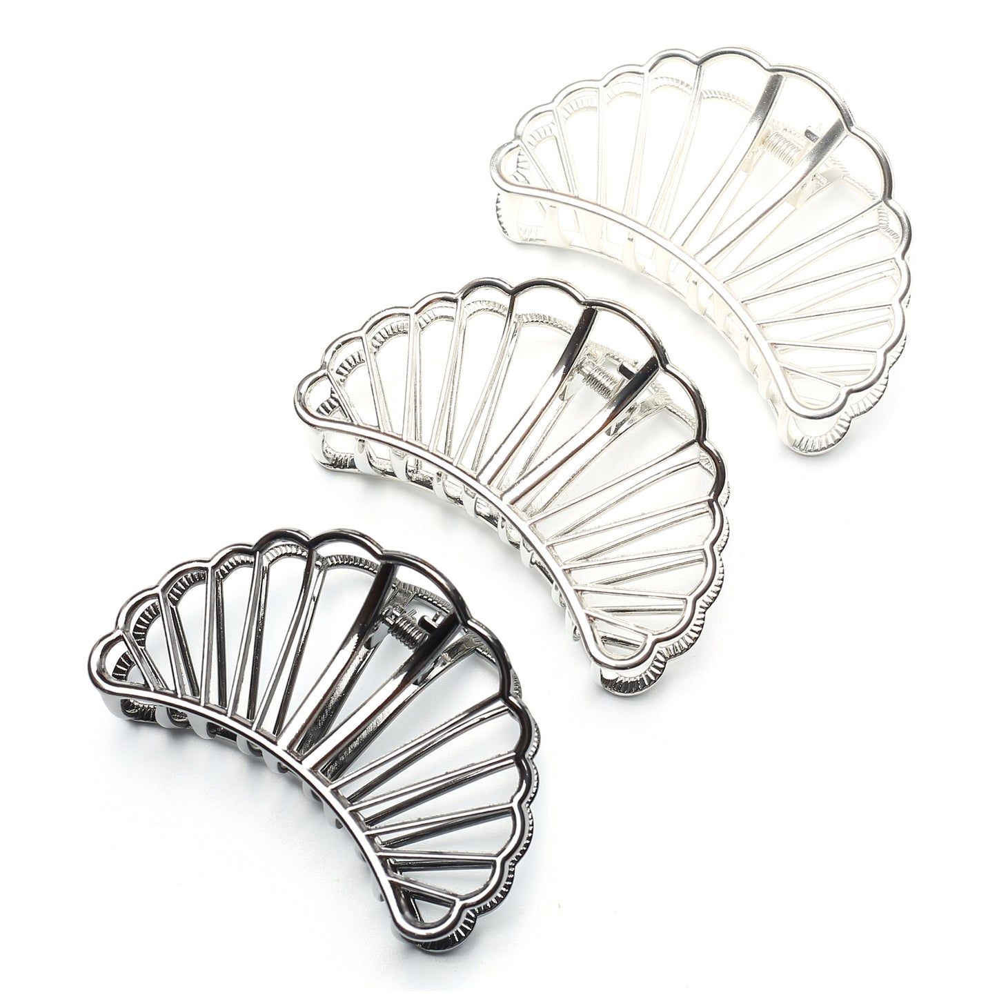 Metal Shell Claw Clip 8cm