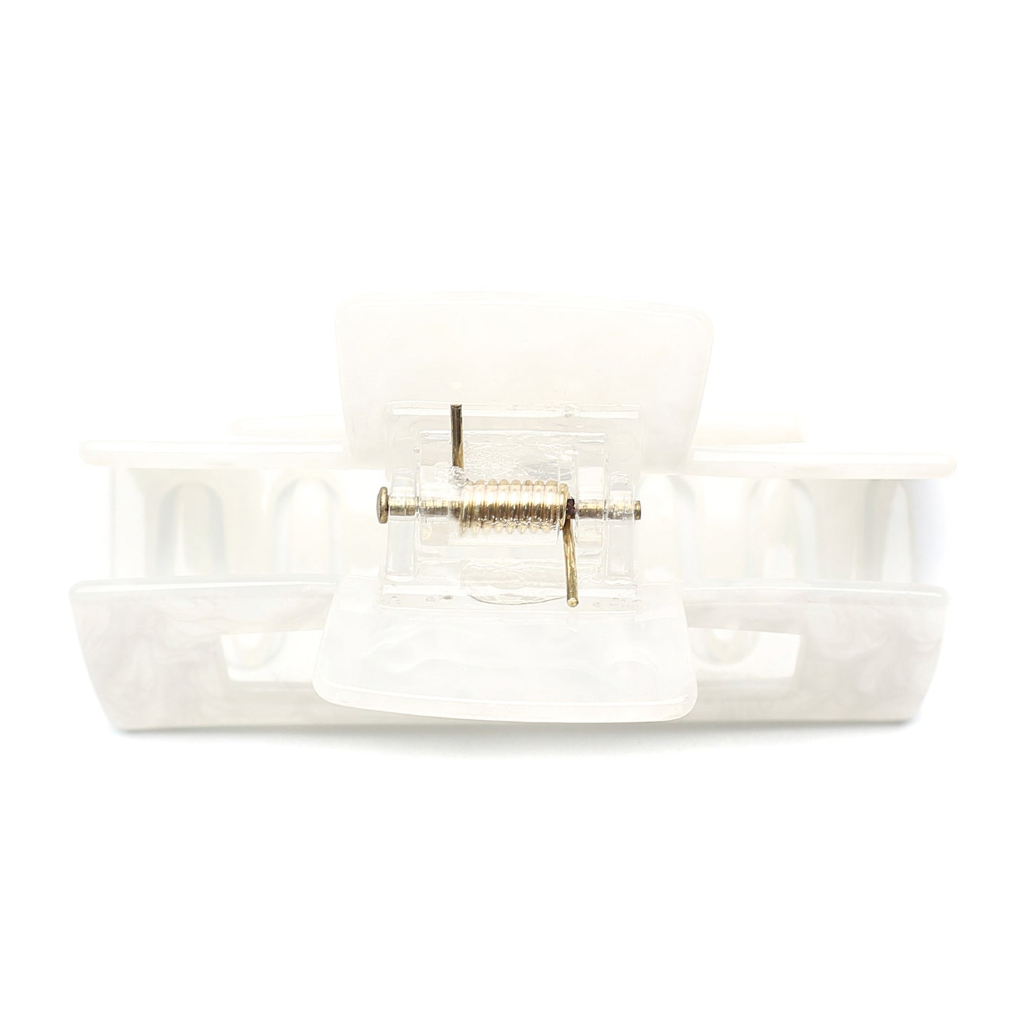 Rectangle Translucent Claw Clip 7.4cm