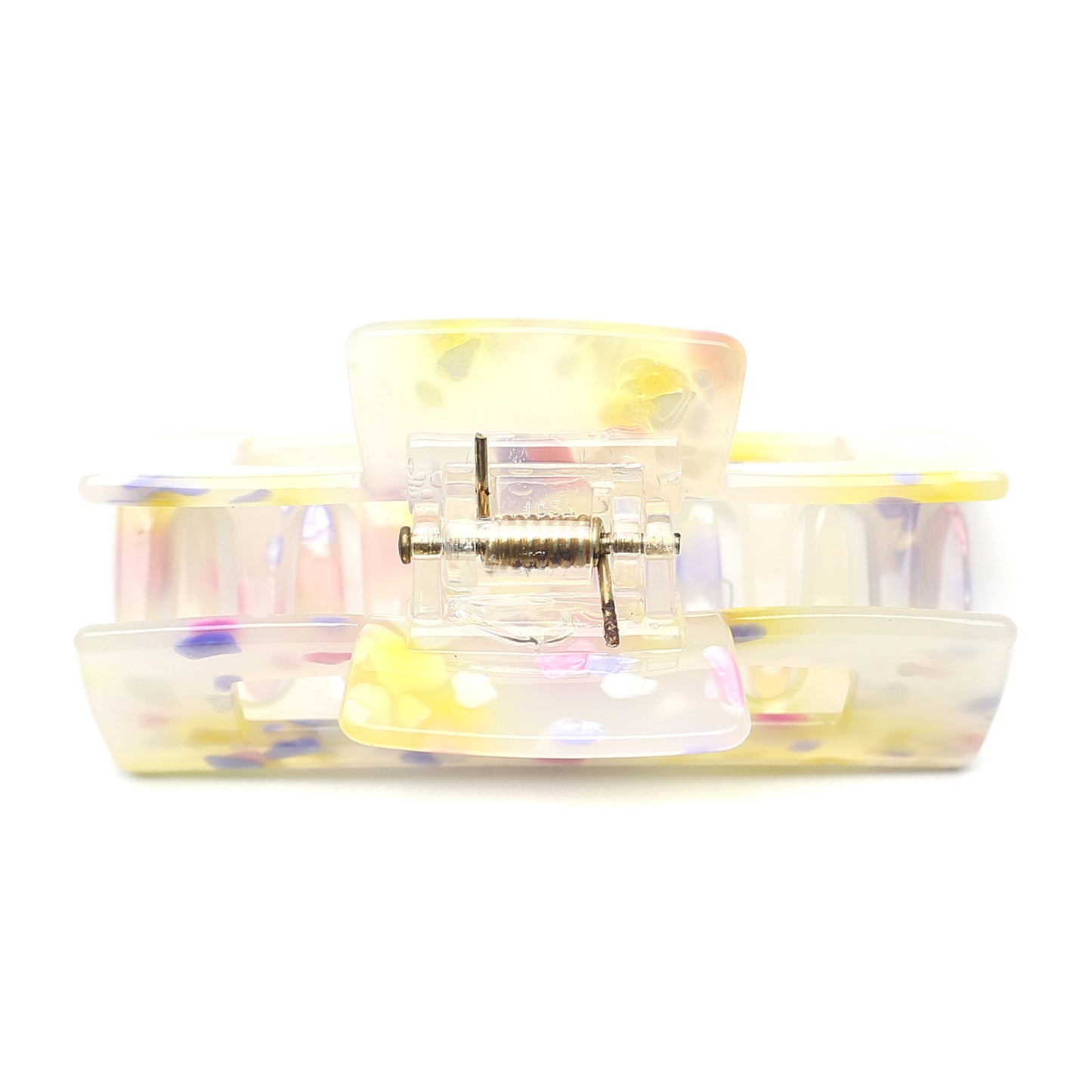 Rectangle Translucent Claw Clip 7.4cm
