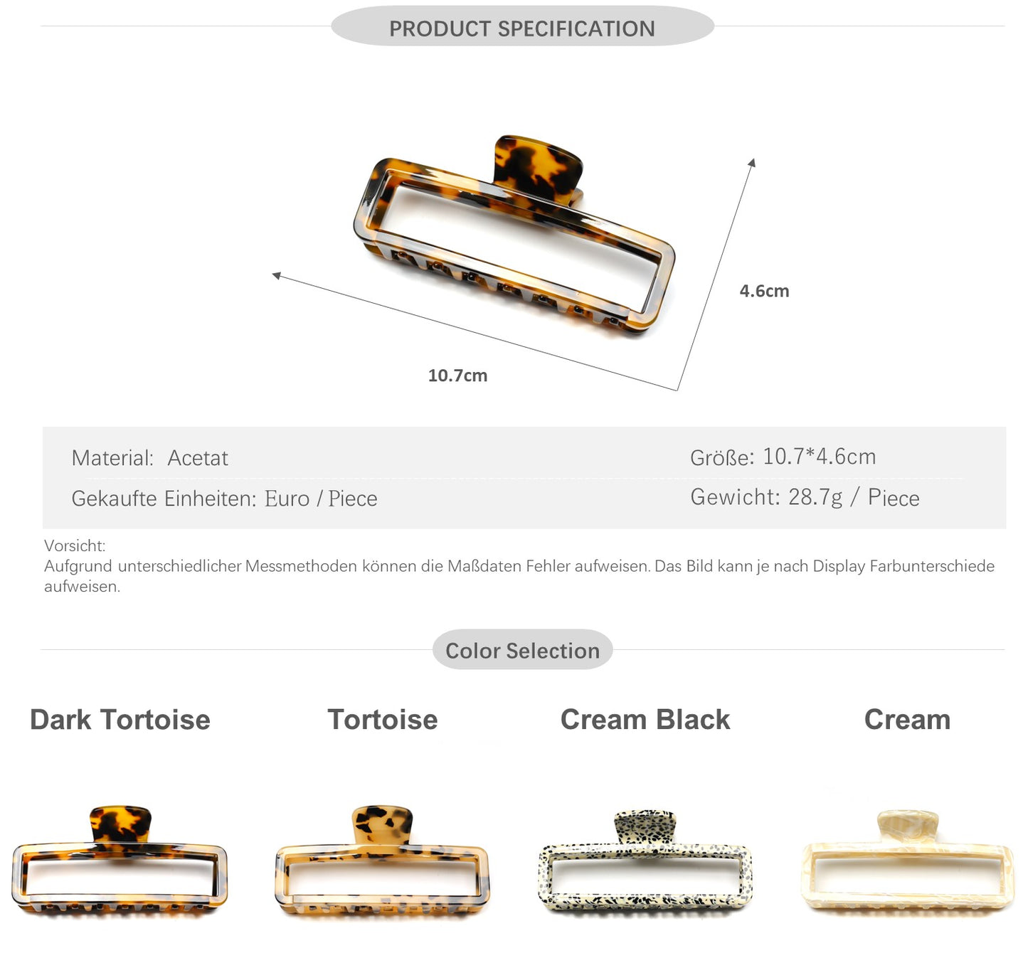 Large Amber Jaw 10.7cm