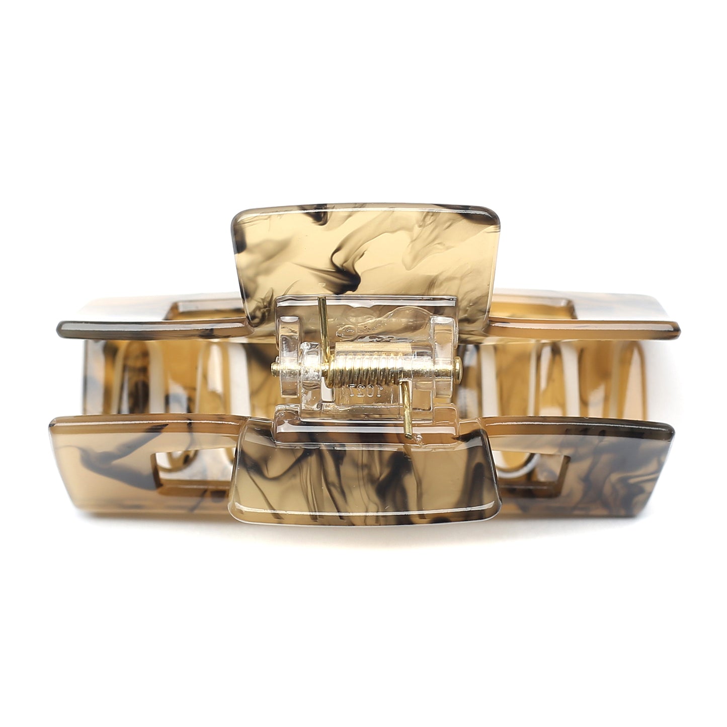 Rectangle Translucent Claw Clip 7.4cm