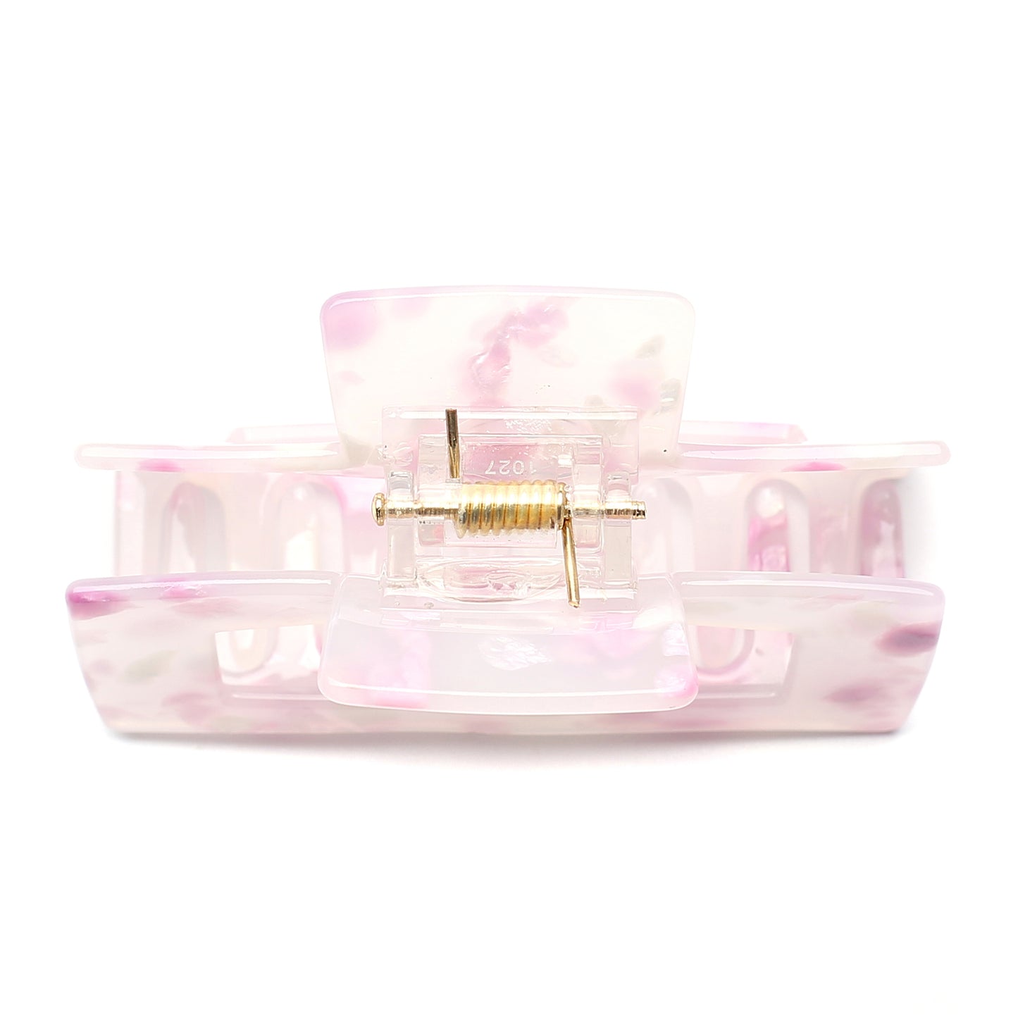 Rectangle Translucent Claw Clip 7.4cm