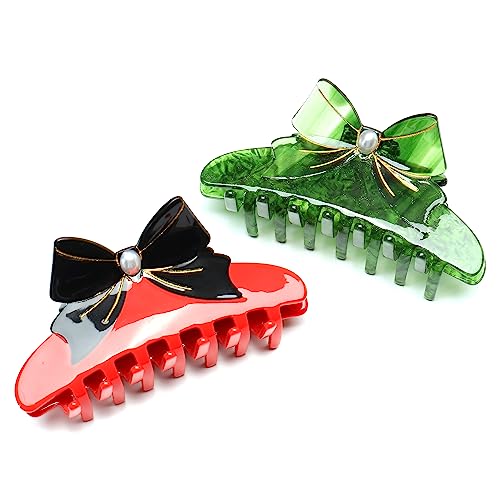 Jumbo Bow Claw Clip 11cm