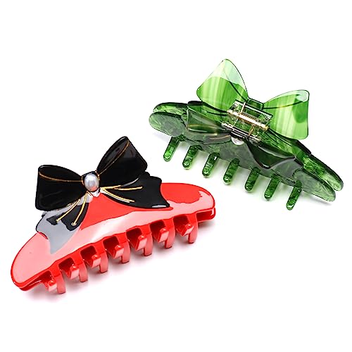 Jumbo Bow Claw Clip 11cm