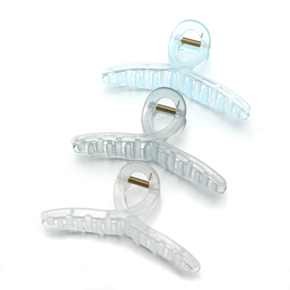 Large Transparent Twist Claw Clip 11cm