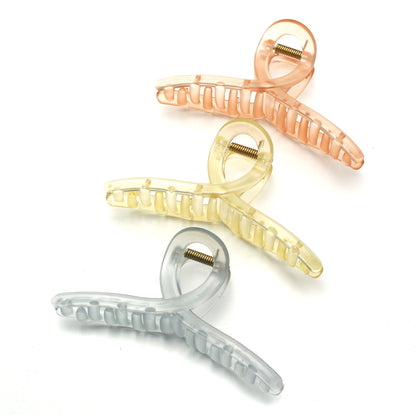 Large Transparent Twist Claw Clip 11cm