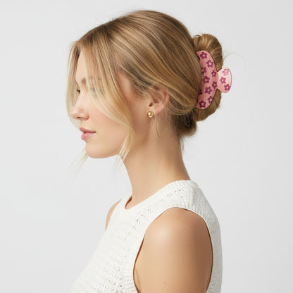 Large Floral Claw Clip 9cm