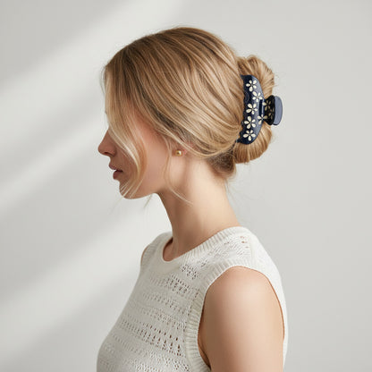 Large Floral Claw Clip 9cm