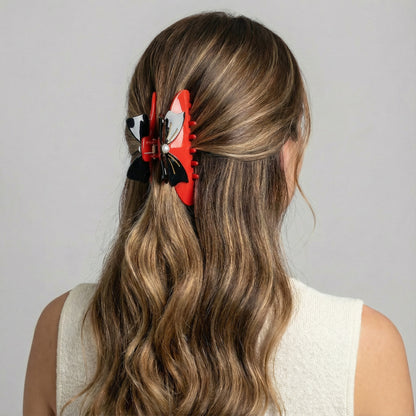 Jumbo Bow Claw Clip 11cm